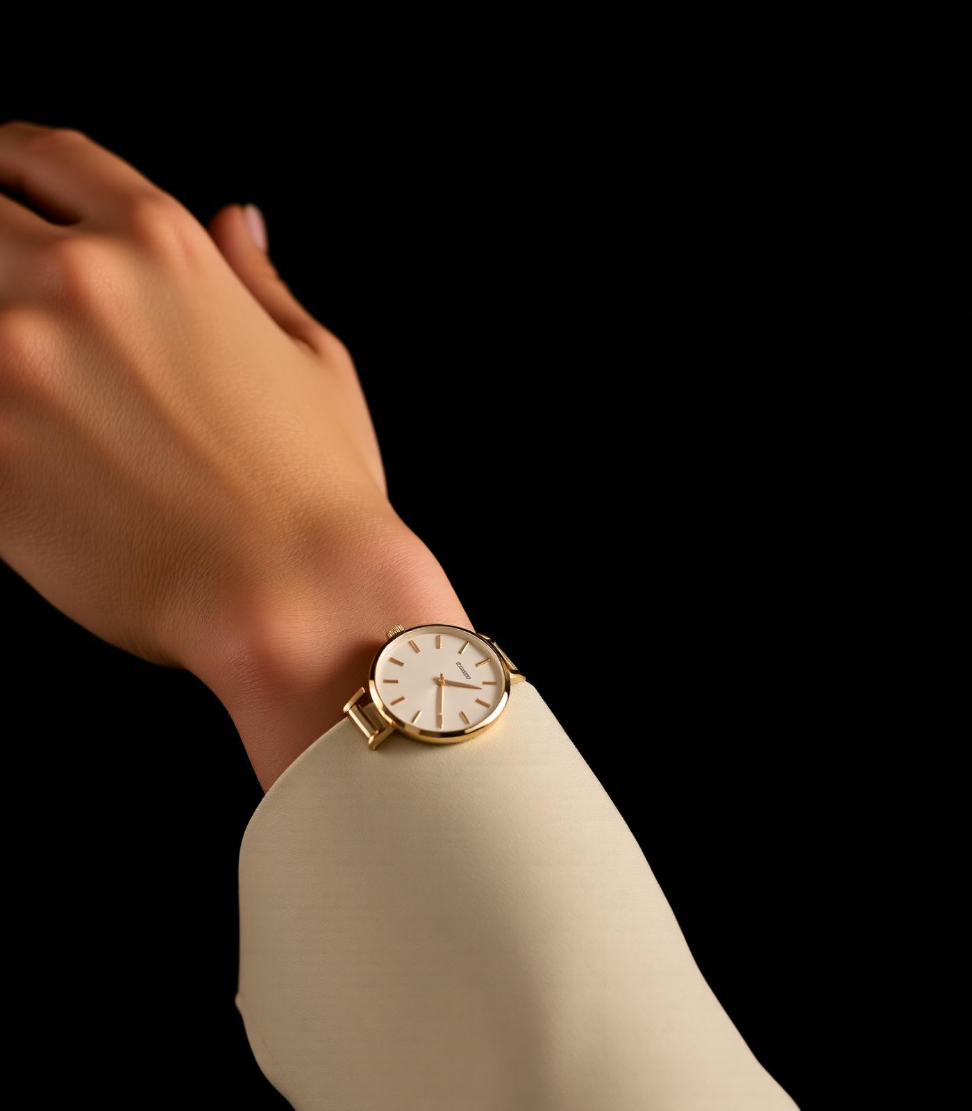 Nomiere Watches editorial photo of a premium timepiece on a linen surface