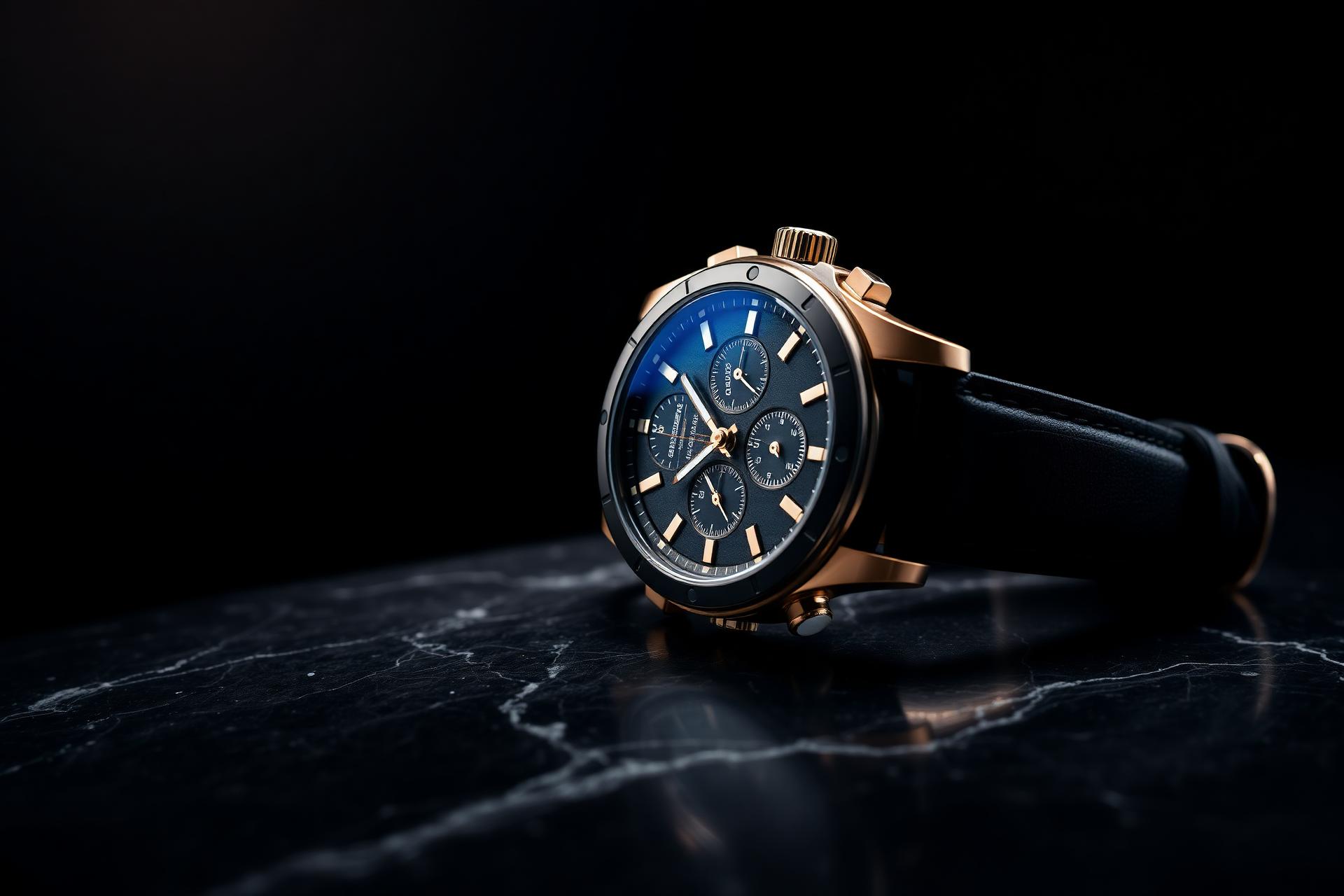 Luxury chronograph timepiece